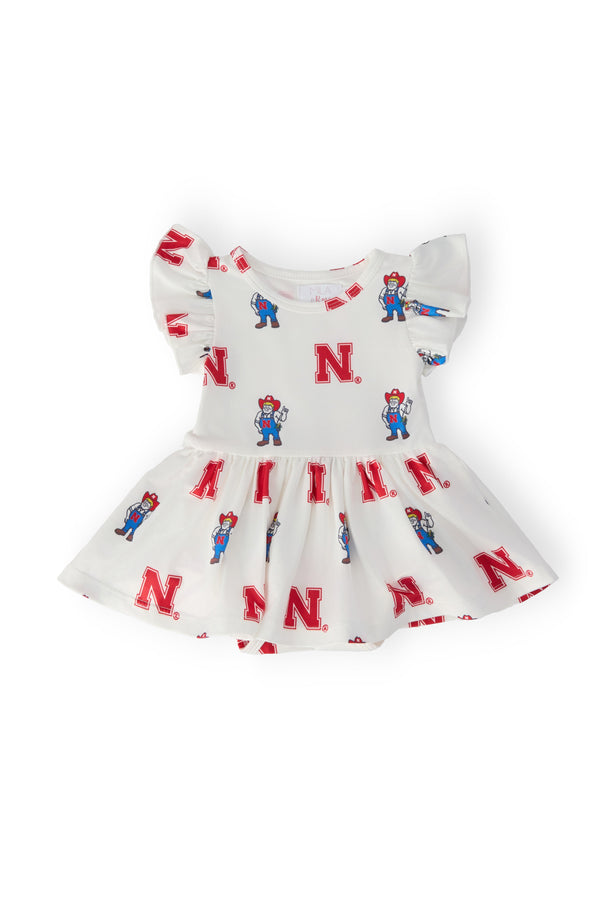 nebraska-white-herbie-husker-flutter-twirl-bodysuit-sophias-styleTwirl Bodysuit - S/S Flutter-1