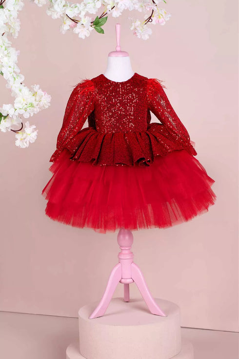 nicole-red-party-dress-tha-dressing - Sophia's Style Baby & Toddler Dresses-1