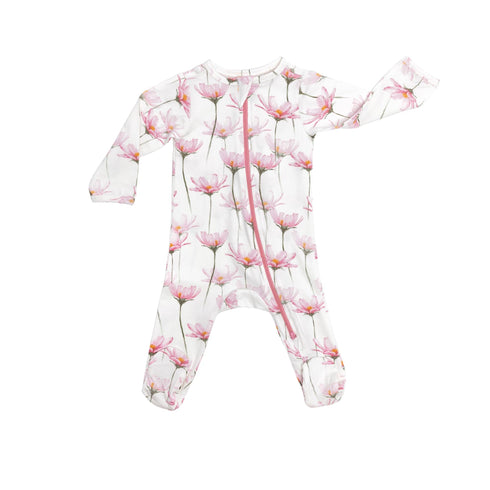 organic-footie-pink-petals-norani-baby - Sophia's Style Baby & Toddler-1