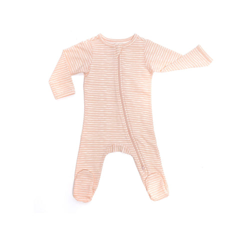 organic-footie-pink-stripes-norani-baby - Sophia's Style Baby & Toddler-1