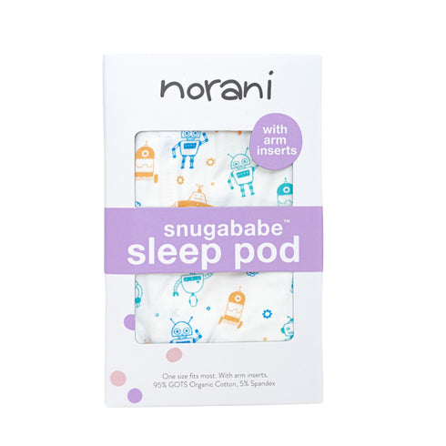 snugababe-swaddle™-sleep-pod-robots- - Sophia's Style -4