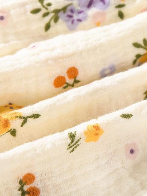 muslin-floral-smocked-baby-romper-with-matching-hat-Sophia's Style-7