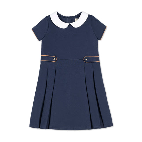 pleated-ponte-dress-with-collar Hope & Henry - Sophia's StyleDresses-1