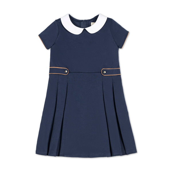 pleated-ponte-dress-with-collar-baby Hope & Henry - Sophia's StyleDresses-1