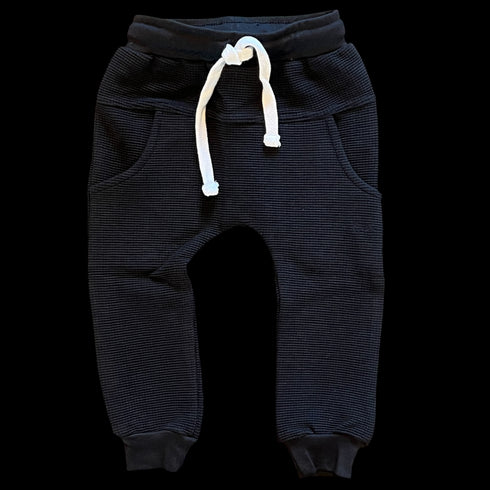 onyx-waffle-knit-joggers Laree & Co - Sophia's Style-3