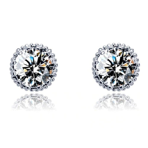 one-carat-cubic-zirconia-stud-earrings-Sophia's StyleEarrings-1
