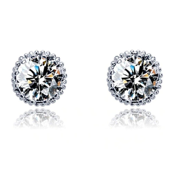 one-carat-cubic-zirconia-stud-earrings-Sophia's StyleEarrings-1