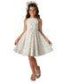 Girls White Floral Flared Knee-Length Poppy Dress 12M-14 - SophiasStyle.com