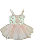 Baby Girls White Floral Blush Lilibet Tutu Dress Onesie 0-18M - SophiasStyle.com