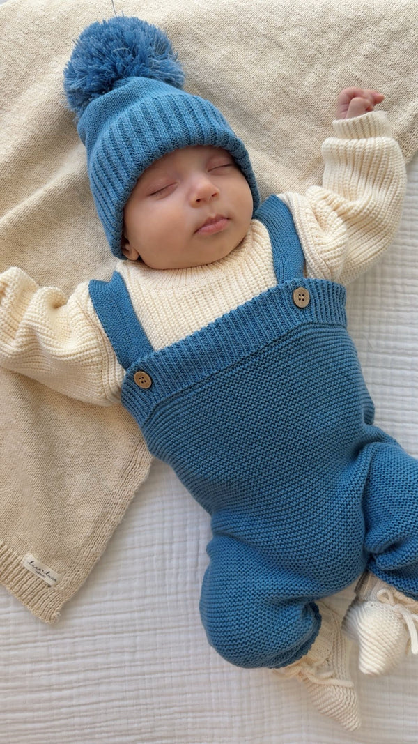 high-waisted-knit-suspenders-denim-blue Luna and Luca - Sophia's Style-1