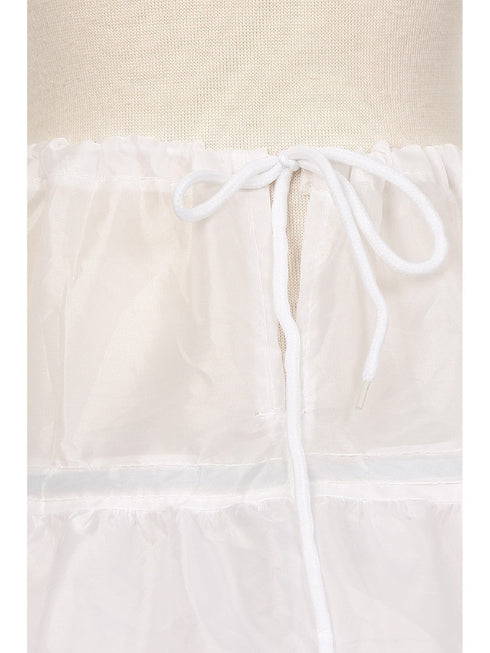 Cinderella Couture Girls White 3 Rings 22 Inches Long Petticoat One Size - SophiasStyle.com