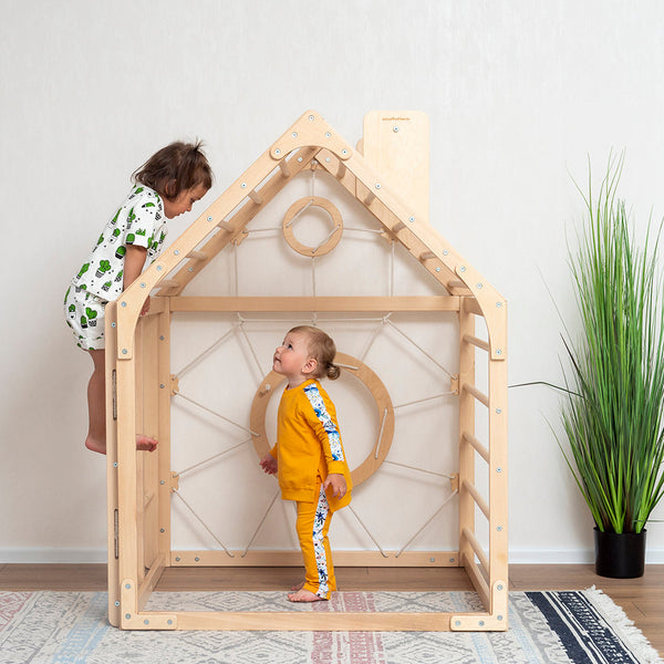 wooden-climbing-playhouse-woodandhearts-Sophia's Style-Playground-1