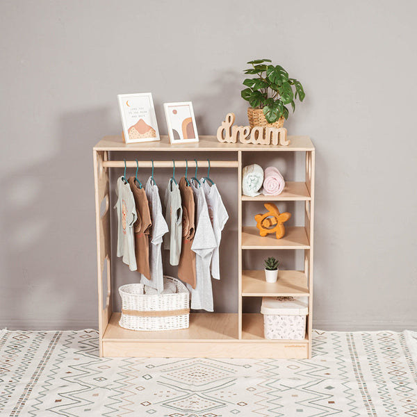 montessori-closet-woodandhearts-Sophia's Style-Rack-1
