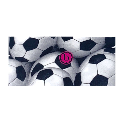 printed-fab-soccer Baby Bling Bows clips headbands - Sophia's Style-