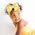 printed-fab-yellow-polka-dot Baby Bling Bows clips headbands - Sophia's Style-