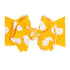 printed-fab-yellow-polka-dot Baby Bling Bows clips headbands - Sophia's StylePRINTED FAB-