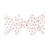 patterned-shabby-knot-white-red-dot Baby Bling Bows clips headbands - Sophia's StylePATTERNED SHABBY KNOT-