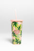palm-tumbler-with-straw Buddy Love - Sophia's Style-Palm Tumbler with Straw-Palm--1