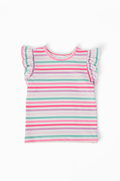 pastel-stripes-s-s-ruffle-tee-Sophia's StyleRuffle Tee S/S-1