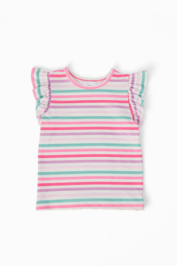 pastel-stripes-s-s-ruffle-tee-Sophia's StyleRuffle Tee S/S-1