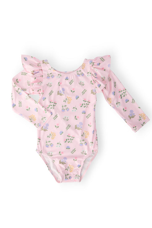 pastel-petals-l-s-flutter-sleeve-leotard Mila & Rose - Sophia's StyleFlutter Leotard L/S-1