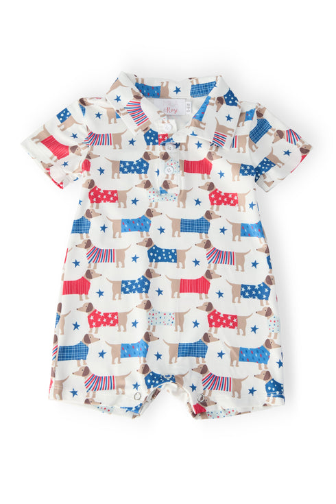 patriotic-pups-polo-shorty-one-piece-sophias-styleShorty One-Piece - Polo-1