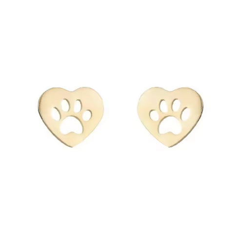 pawfect-charm-heart-paw-cutout-stud-earrings-Sophia's StyleEarrings-1