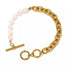 pearl-bracelet-with-link-chain-and-toggle-clasp-Sophia's StyleBracelets-1
