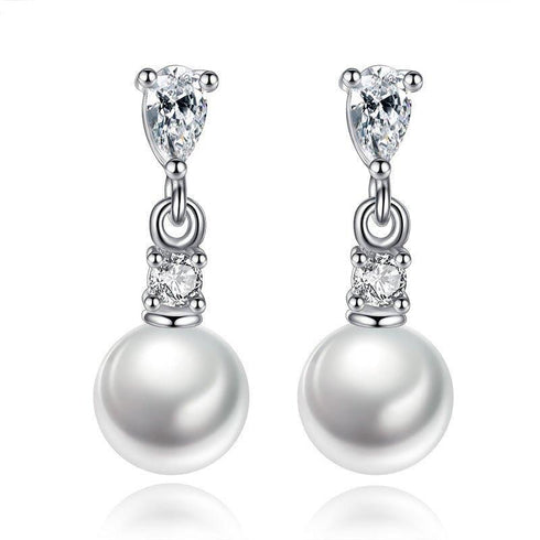 pearl-drop-earrings-with-cubic-zirconia-accents-earrings-Sophia's StyleEarrings-1