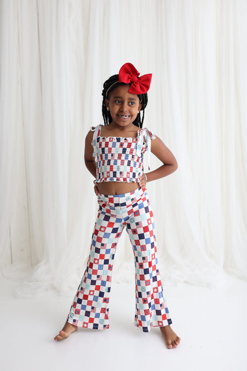 home-of-the-free-checkers-dream-smocked-flare-set Dream-Big-Little-Co-pajama-baby-blanket