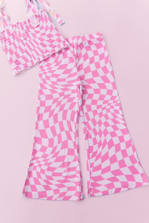 bubblegum-wavy-checkers-dream-smocked-flare-set Dream-Big-Little-Co-pajama-baby-blanket