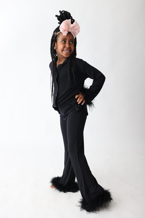 black-girls-flare-feathered-dream-set Dream-Big-Little-Co-pajama-baby-blanket