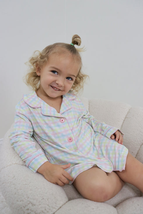 spring-gingham-girls-dream-gown Dream-Big-Little-Co-pajama-baby-blanket