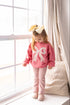 applique-floral-bow-crewneck-sweatshirt Little Joy Co - Sophia's Style-1