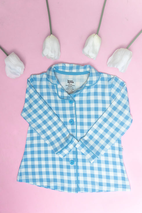 sky-blue-gingham-girls-dream-gown Dream-Big-Little-Co-pajama-baby-blanket