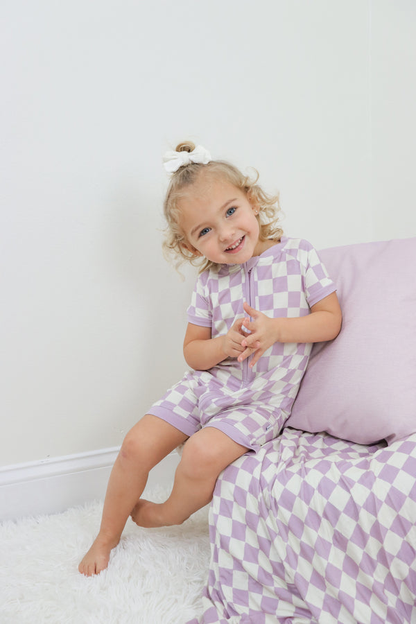 periwinkle-checks-dream-shortie Dream-Big-Little-Co-pajama-baby-blanket
