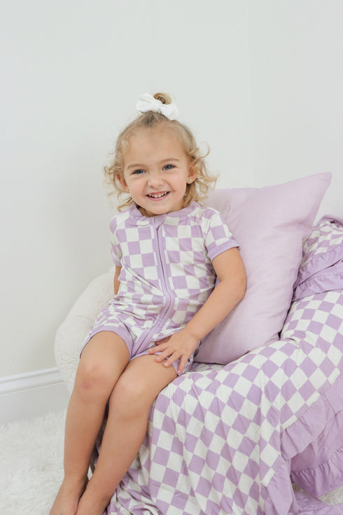 periwinkle-checks-dream-shortie Dream-Big-Little-Co-pajama-baby-blanket