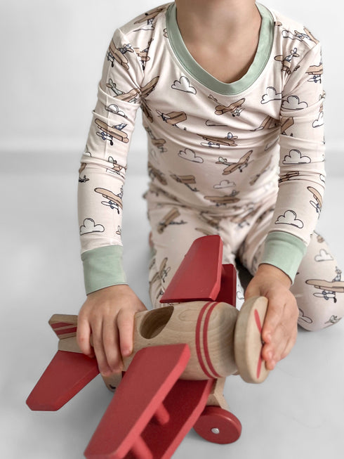 plane-fun-dream-set Dream-Big-Little-Co-pajama-baby-blanket