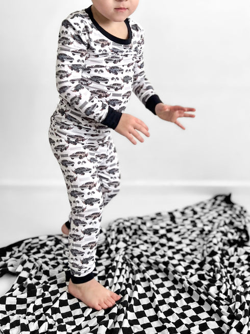 pit-crew-dream-set Dream-Big-Little-Co-pajama-baby-blanket