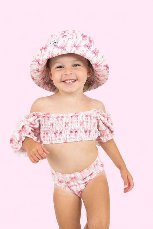 bow-cute-dream-smocked-off-the-shoulder-swim-suit Dream-Big-Little-Co-pajama-baby-blanket