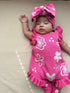 Wildflower Dreams Romper - Peony Pink
