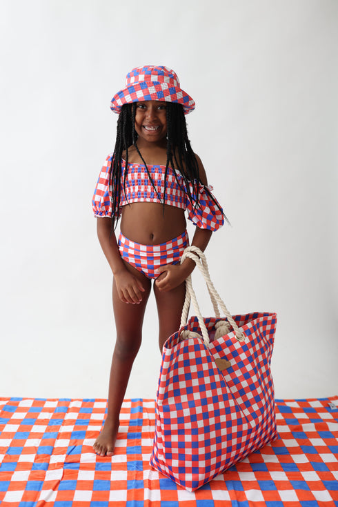 red-white-truman-dream-off-the-shoulder-swim-suit Dream-Big-Little-Co-pajama-baby-blanket