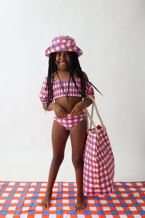 red-white-truman-dream-off-the-shoulder-swim-suit Dream-Big-Little-Co-pajama-baby-blanket