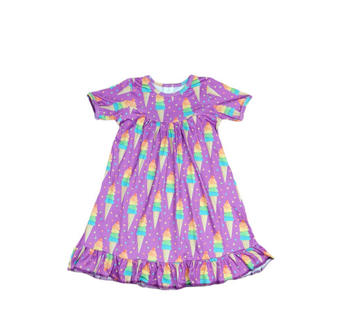 ice-cream-milk-silk-nightgown Great Lakes kids - Sophia's Style-1