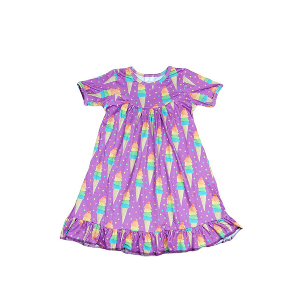 ice-cream-milk-silk-nightgown Great Lakes kids - Sophia's Style-1