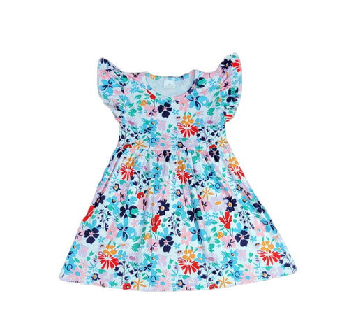 white-floral-long-flutter-milk-silk-dress-1 Great Lakes kids - Sophia's Style-2