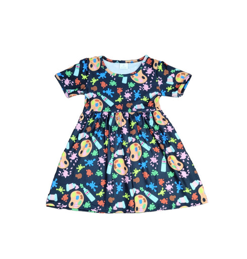 use-your-imagination-short-sleeve-milk-silk-dress Great Lakes kids - Sophia's Style-2