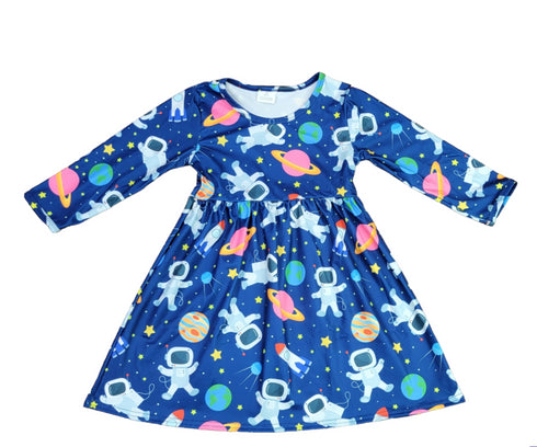 space-long-sleeve-milk-silk-dress Great Lakes kids - Sophia's Style-2