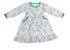 bunny-flower-crown-long-sleeve-pocket-milk-silk-dress Great Lakes kids - Sophia's Style-2
