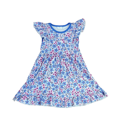blue-and-purple-floral-ruffle-milk-silk-tank-dress Great Lakes kids - Sophia's Style-2